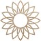 Ekena Millwork Daisy Wood Fretwork Pierced Ceiling Medallion, Red Oak, 24"OD x 8 3/8"ID x 1/4"T CMWP24X24X0250DARO - alternate 1